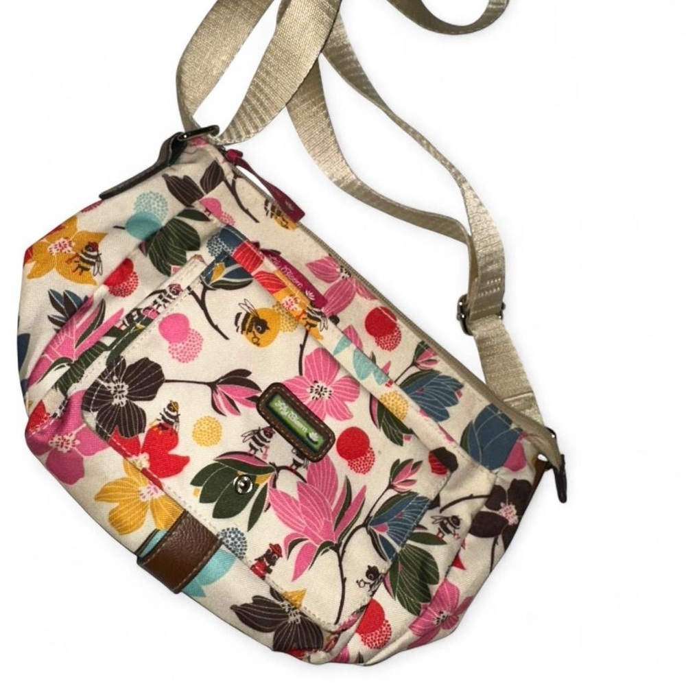 Lily Bloom Multicolor Floral Crossbody Bag
